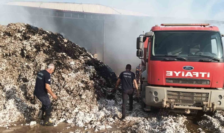 Hatayda çırçır fabrikasında yangın