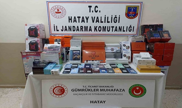 Hatayda kaçak cep telefonu operasyonu