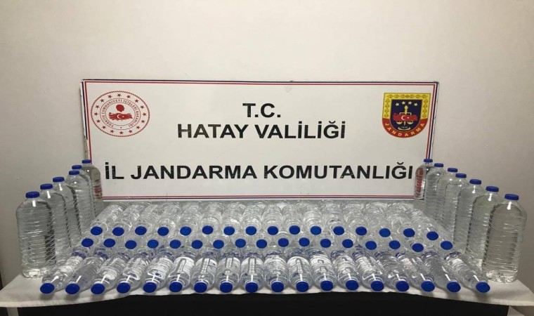 Hatayda kaçak içki operasyonu