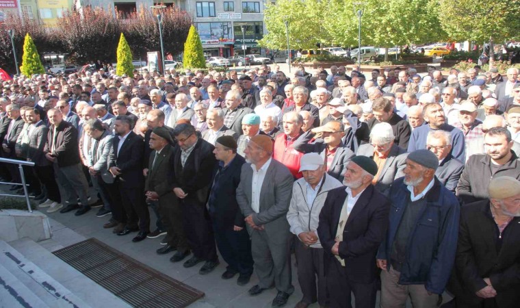 Havzada Filistin için gıyabi cenaze namazı