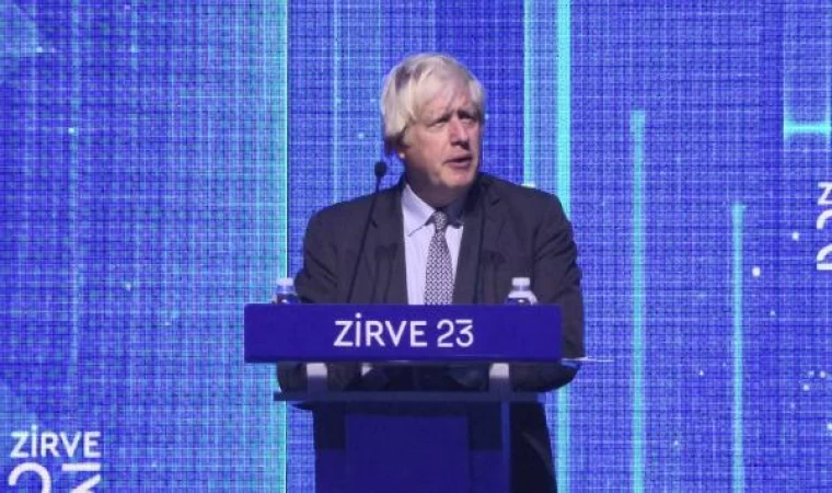 İngiltere eski Başbakanı Boris Johnson İstanbul’da 23 Zirvesi’ne katıldı