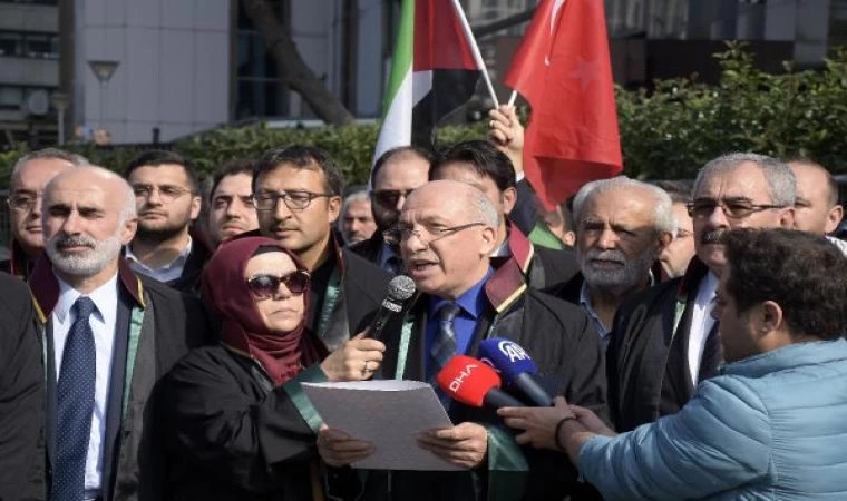 İstanbul 2 No’lu Baro üyeleri Filistin’de sivillere yönelik saldırıları protesto etti