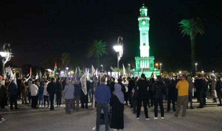 İzmir’de İsrail protestosu