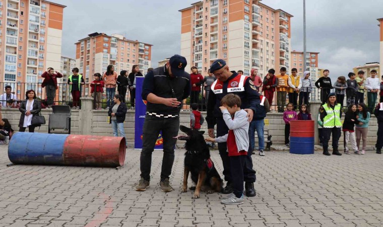 Jandarmadan öğrencilere ‘hayvan hakları ve ‘trafik eğitimi