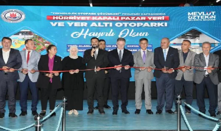 Kağıthane’de otopark ve pazaryeri açıldı