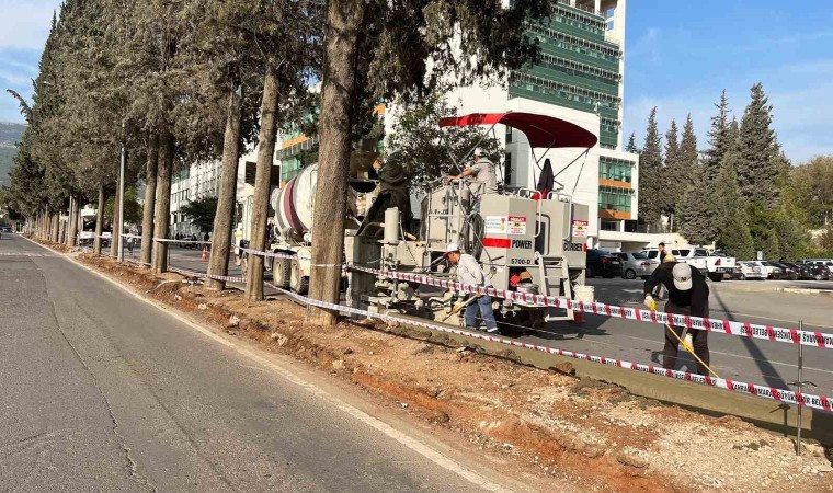 Kahramanmaraşta Trabzon ve Hükümet Caddesi yenileniyor