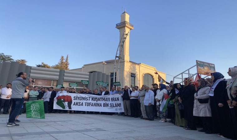 Kahramanmaraştan Filistine dua İsraile tepki