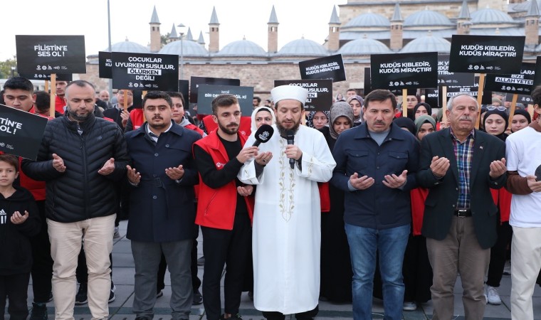 Karatay Kent Konseyi, İsrailin Filistine olan zulmünü proteste etti