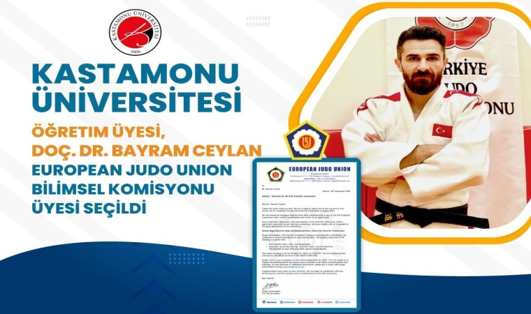 Kastamonu Üniversitesinden Doç. Dr. Ceylan, EJU Bilimsel Komisyonu Üyesi seçildi