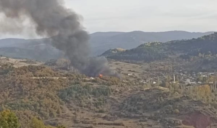 Kastamonu’da köyde yangın; 40 ev ve ahır alevlere teslim oldu