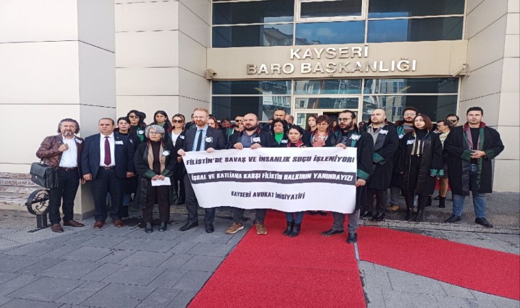 Kayserili avukatlardan İsraile tepki