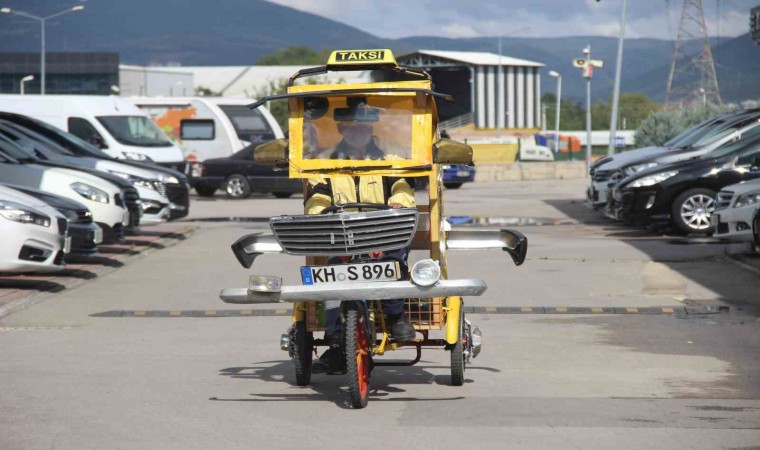 Kendi eliyle Mercedesini yaptı