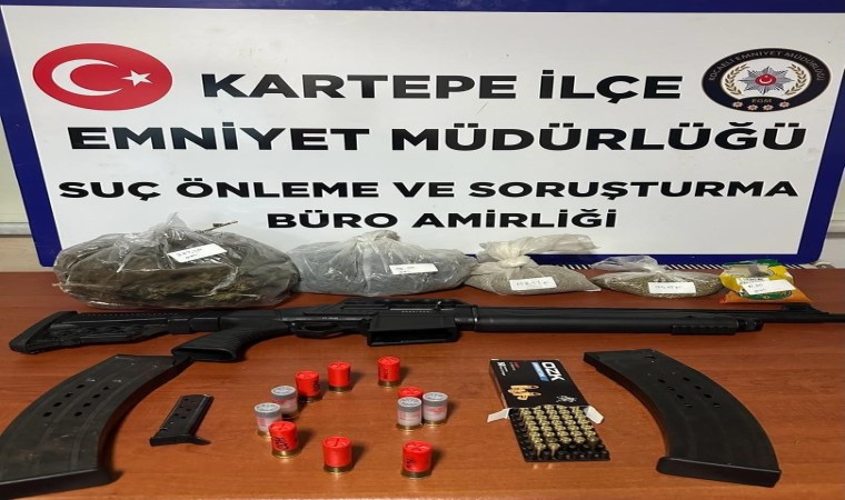 Kocaelide şüphelinin evine yapılan baskında uyuşturucu ele geçirildi