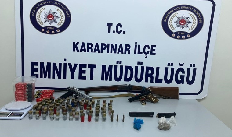 Konyada uyuşturucu ticareti yapan şüpheli tutuklandı