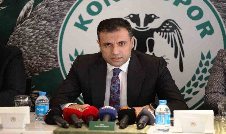 Konyaspor Başkanı Özgökçenden teknik direktör açıklaması