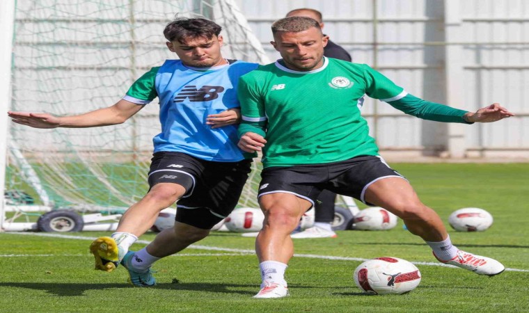 Konyasporda Hatayspor maçı hazırlıklarını devam ediyor