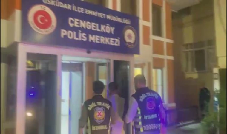 Köprüde dehşeti yaşatan sürücü yakalandı 