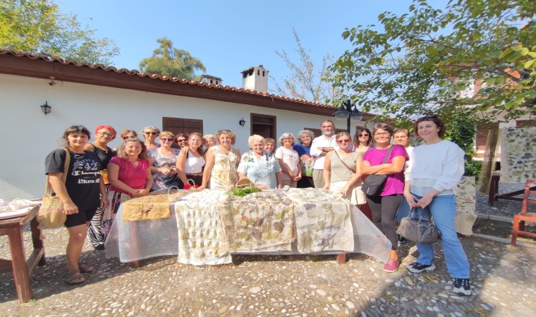 Köyceğizde doğal baskı tekniği tanıtıldı