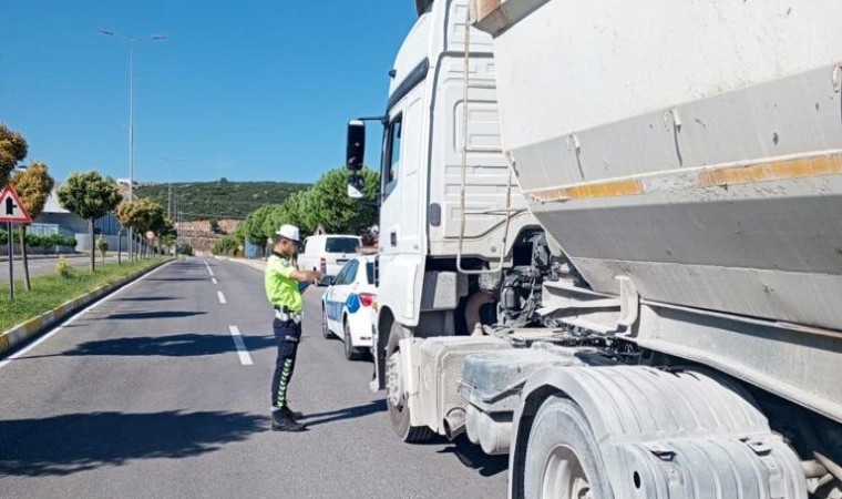 Kurallara uymayan hafriyat yüklü araçlara ceza yağdı