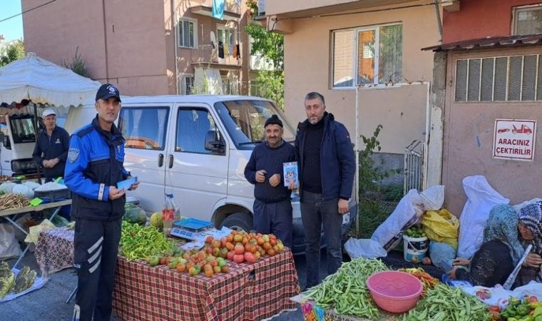 Kütahyada Pazar esnafı dolandırıcılık ve hırsızlık konusunda bilgilendirildi