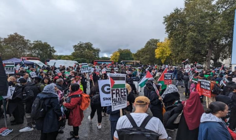 Londra’da Filistin protestosu - EK FOTOĞRAFLAR