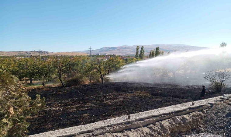 Malatyada bahçe yangını