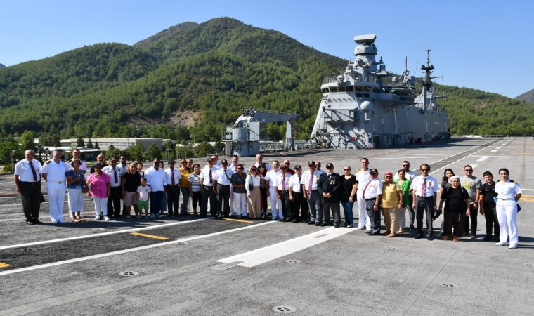 Marmarisli Muharip Gaziler TCG Anadoluyu ziyaret etti