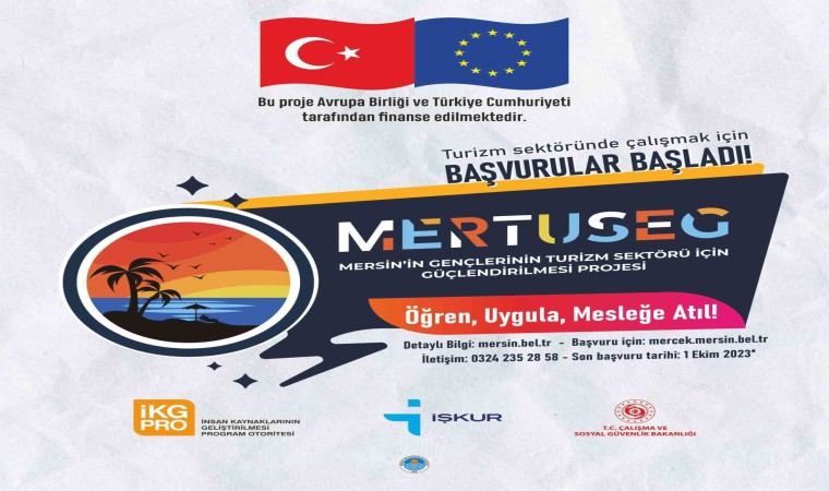 Mersinin gençleri MERTUSEG ile turizm sektörüne atılacak