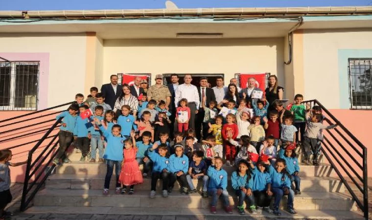 Midyat’taki köy okuluna yazın serin kışın sıcak tutacak ısı pompası kuruldu 