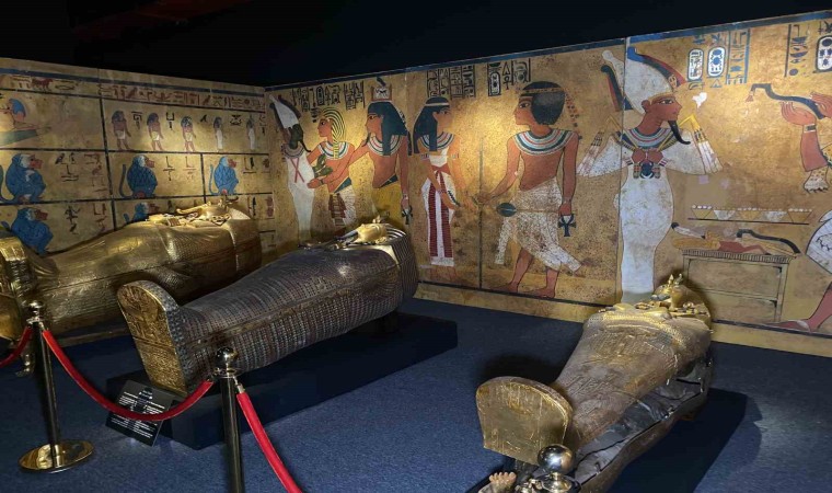 Mısırın çocuk kralı TutAnkhAmunun hazinesi İstanbulda