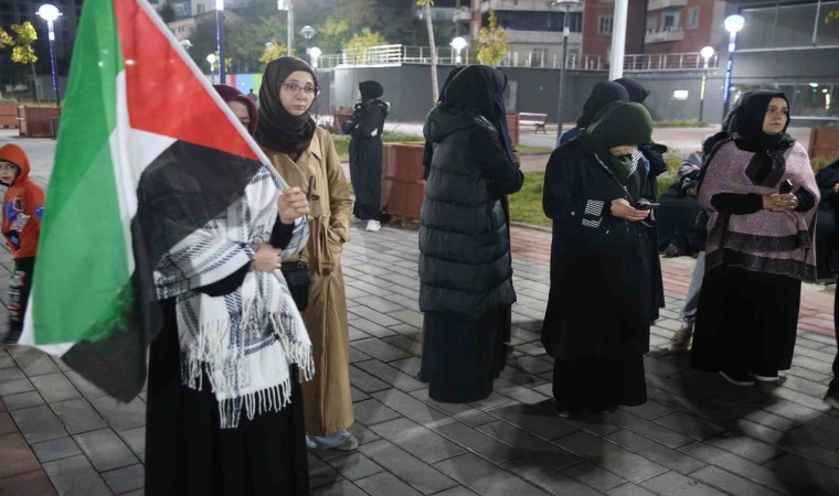 Muşta Gazze Şeridindeki iletişim ve internetin kesilmesine tepki