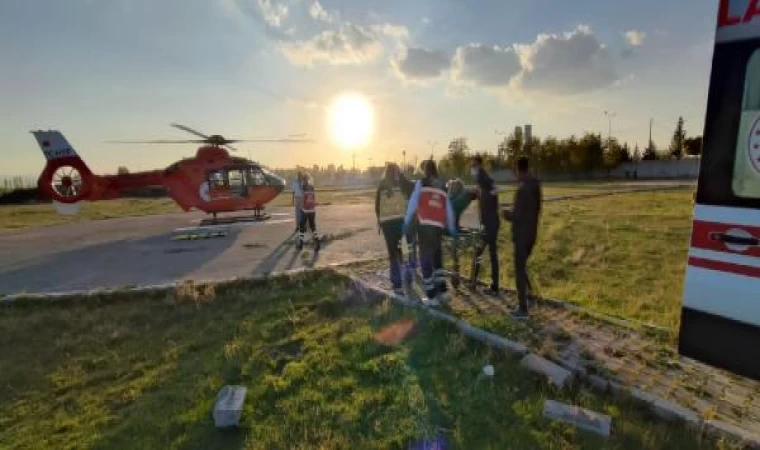 Muş’taki hasta, ambulans helikoptere Van’a ulaştırıldı