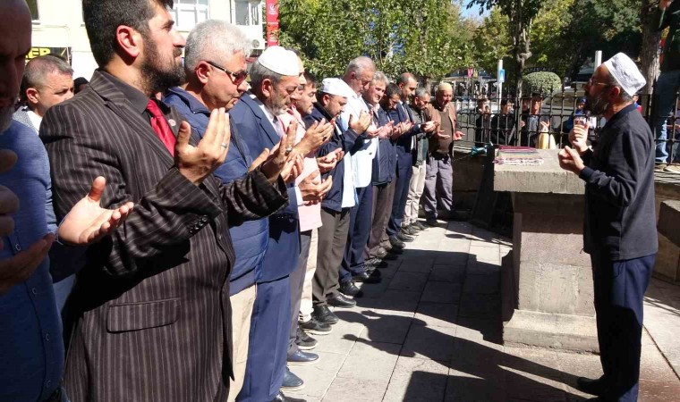 Niğdede hayatını kaybeden Filistinliler için ‘gıyabi cenaze namazı kılındı