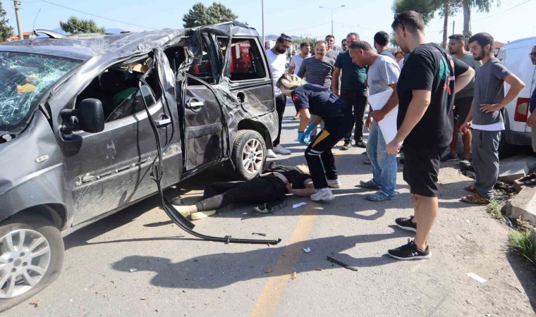 Ortacada trafik kazası: 1 ölü, 5 yaralı