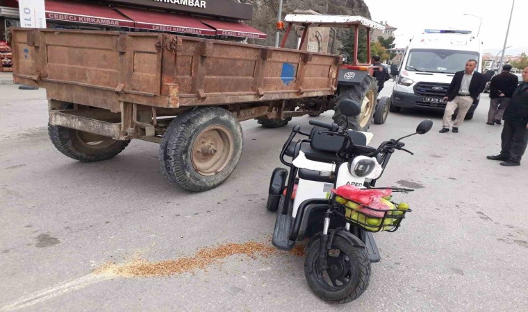 Osmancıkta trafik kazası; 1 yaralı