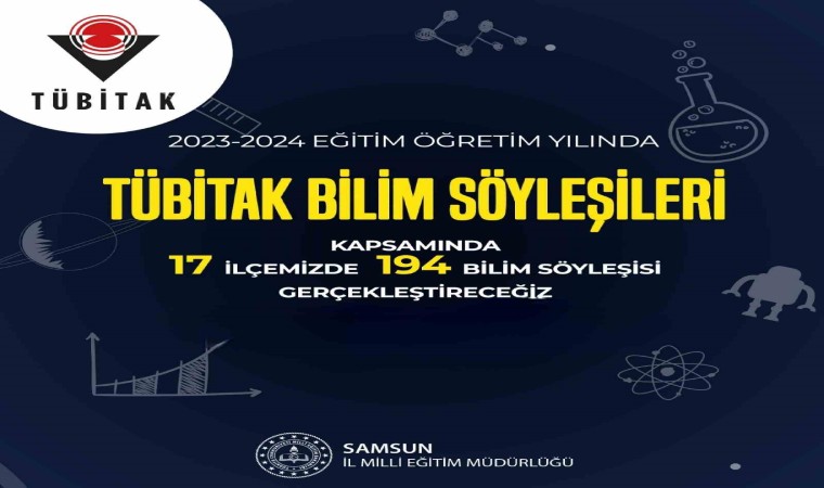 Samsun da 194 okul, bilim insanlarıyla buluşacak