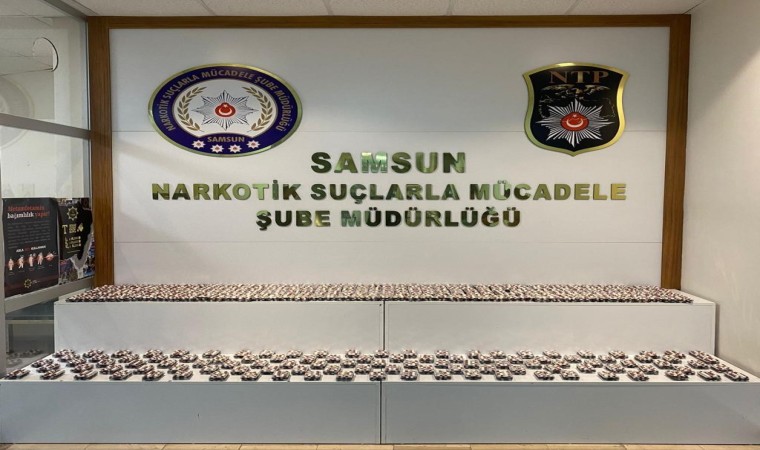 Samsunda 18 bin 642 adet sentetik ecza ele geçirildi