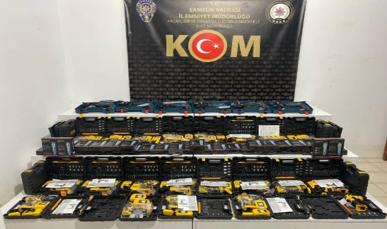 Samsun’da kaçakçılık operasyonu