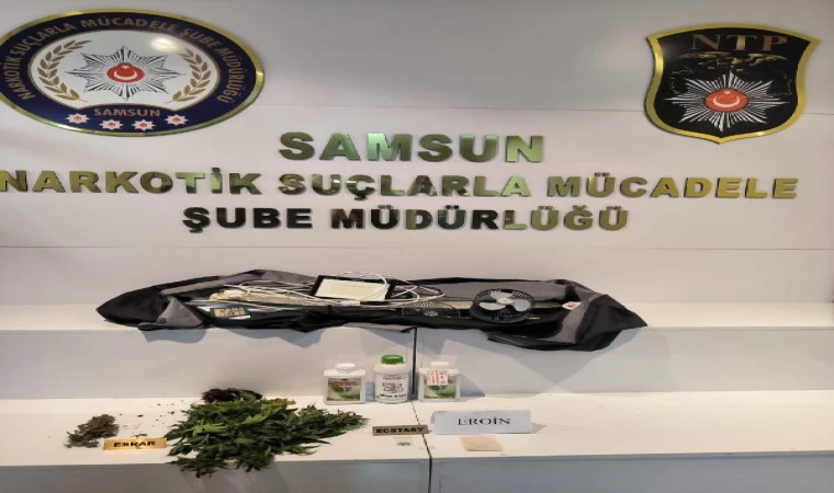 Samsun’da, narkotik uygulamalarında 22 gözaltı