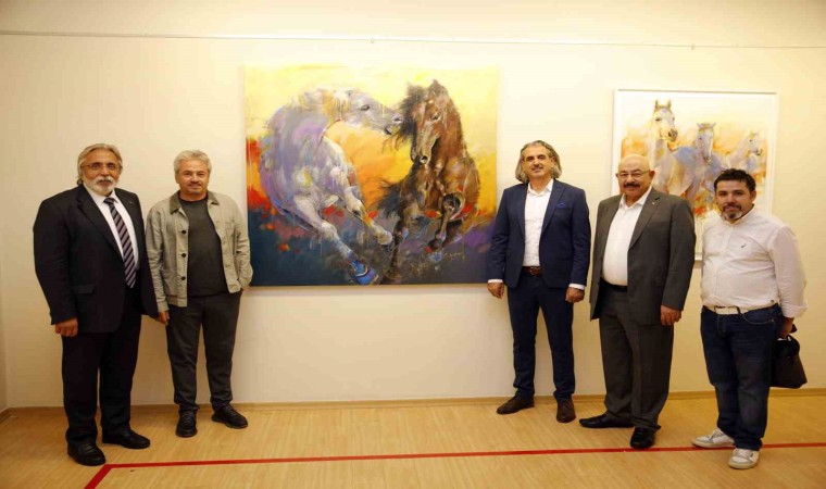 SANKO Sanat Galerisinde “bakışlar” temalı resim sergisi