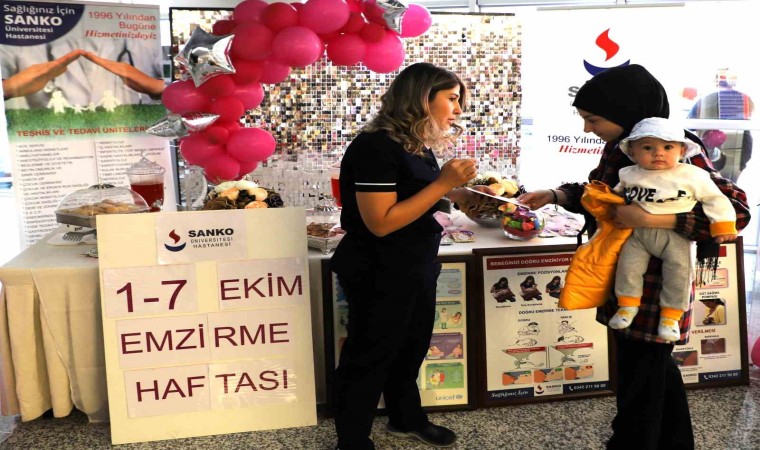 SANKO Üniversitesi Hastanesinde “Emzirme Haftası” etkinliği