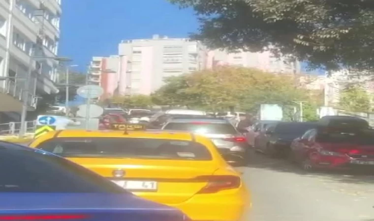 Şişli’de sopalı yol tartışması kamerada