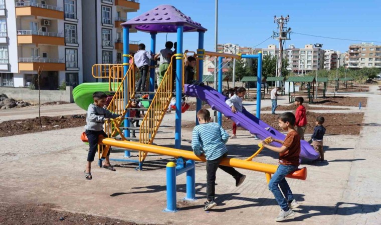 Siverekte park çalışmaları sürüyor