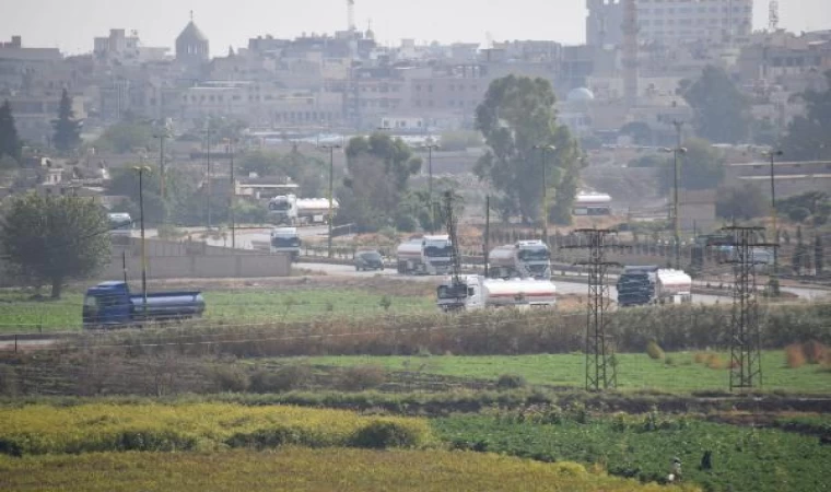 Suriye’de vurulan petrol sahalarına Kamışlı’dan tanker ve TIR sevkiyatı