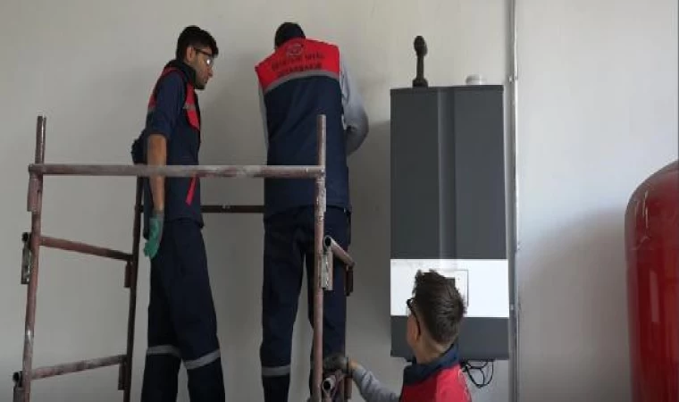 Talip çıkmayınca okulun doğal gaz dönüşüm işi, meslek lisesi öğrencilerine verildi