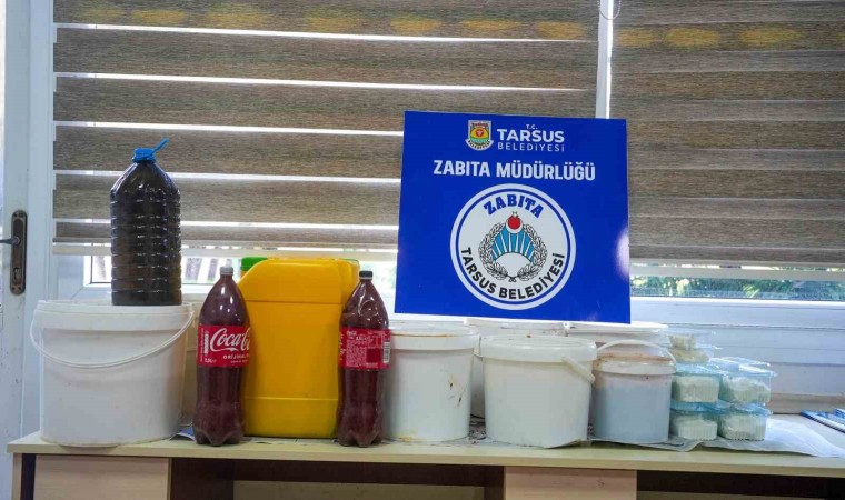 Tarsusta etiketsiz, menşei belli olmayan 700 kilogram ürün ele geçirildi