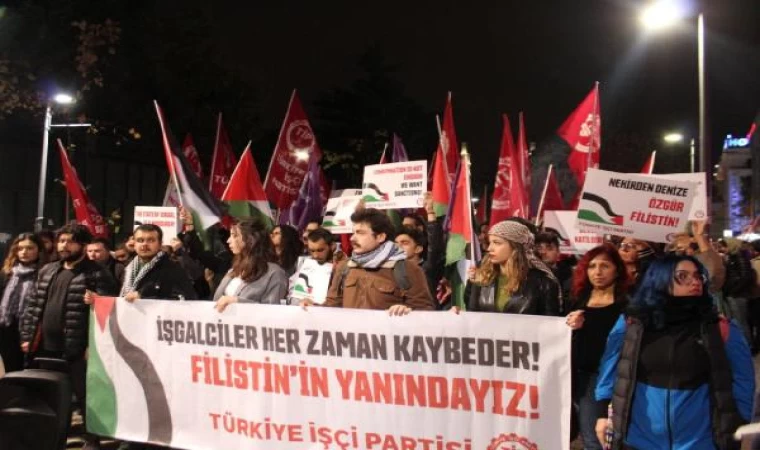 TİP’ten Ankara’da İsrail’e yönelik protesto