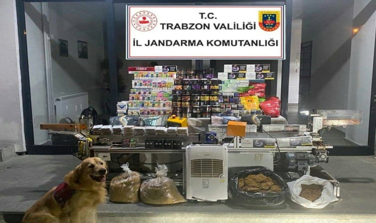 Trabzonda jandarma ve polisten ortak operasyon