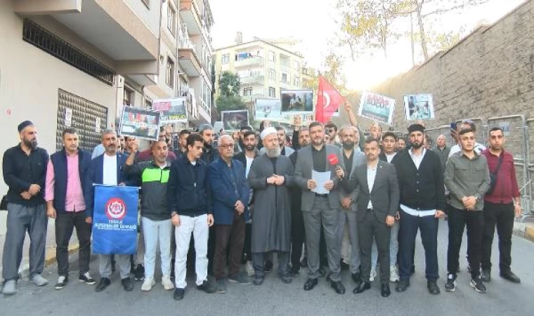 Tükmen Derneği’nden İsrail ve ABD protestosu