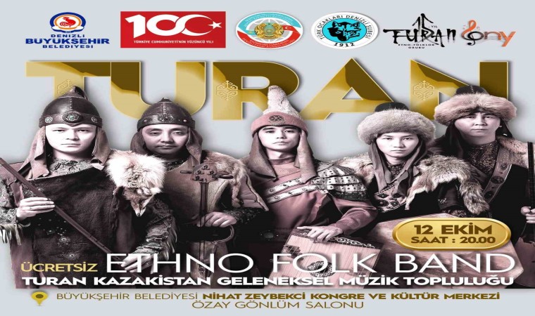 Turan Ethno Folk Band, 12 Ekimde Denizlide sahne alacak